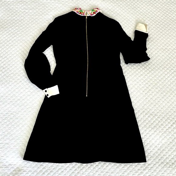Vintage kate spade Dress / Carson Dress with Beaded Peter-Pan Collar - Picture 3 of 16
